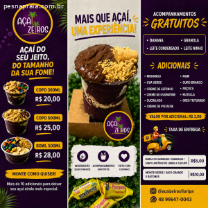 Açaizeiros - O melhor açaí da Ilha
