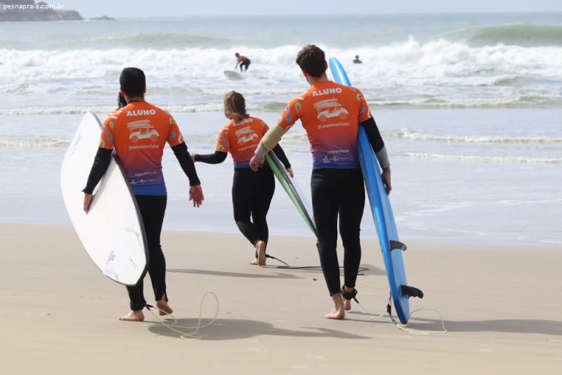 Aulas de Surf para Iniciantes na Praia do Campeche