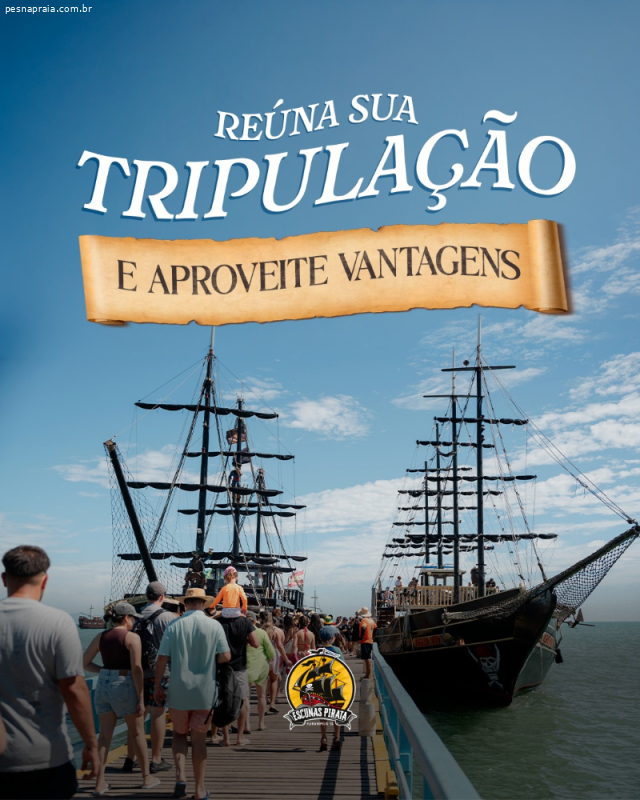 Escuna Pirata | Conheça Florianópolis por um Novo Ângulo: Pelo Mar