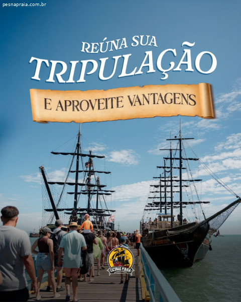 Escuna Pirata | Conheça Florianópolis por um Novo Ângulo: Pelo Mar