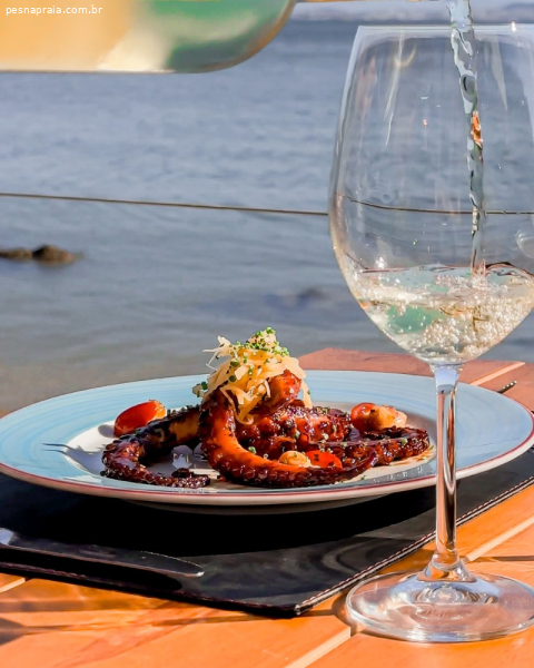 Rosso: restaurante sofisticado de frutos do mar em Santo Antônio de Lisboa
